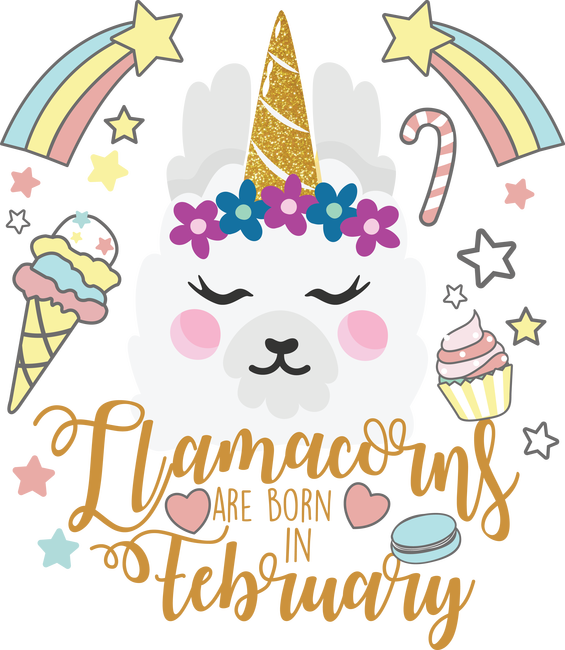Llamacorns are born in FEBRUÁR