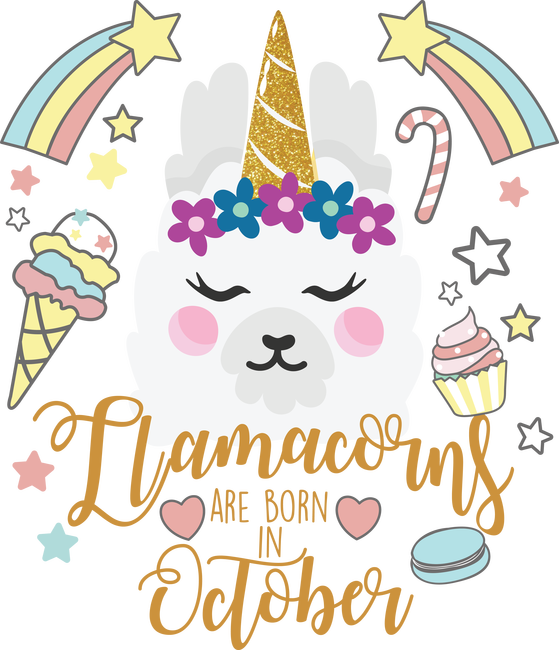 Llamacorns are born in OKTÓBER