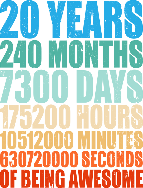 20 years of being awesome