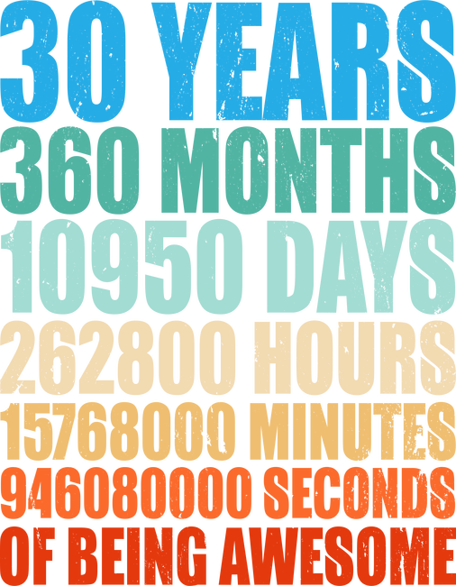 30 years of being awesome