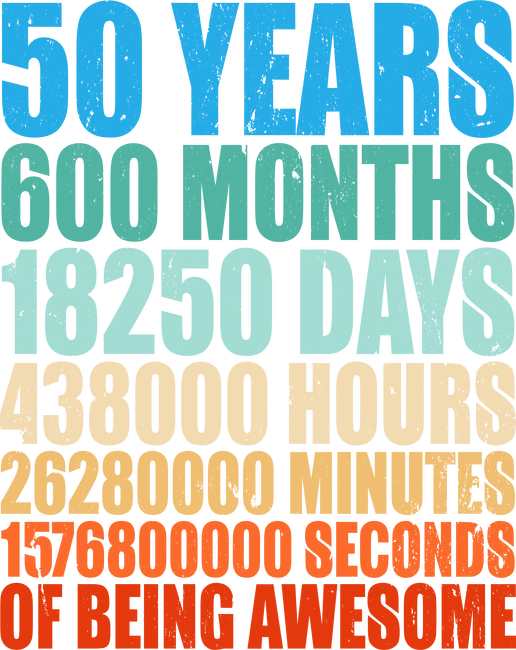 50 years of being awesome