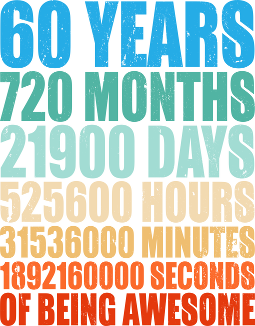 60 years of being awesome