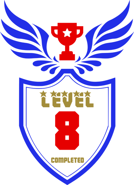 Level 8 completed szíenhető