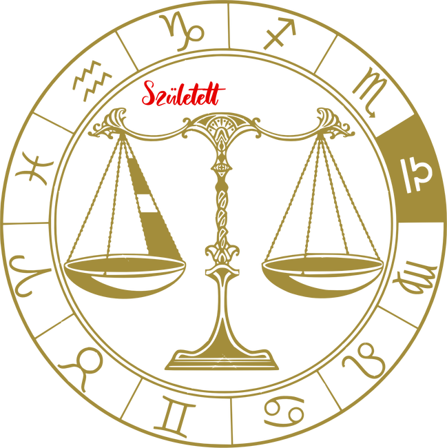 Született mérleg színezhető