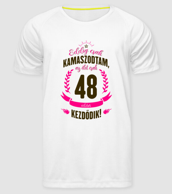  minta fehér pólón