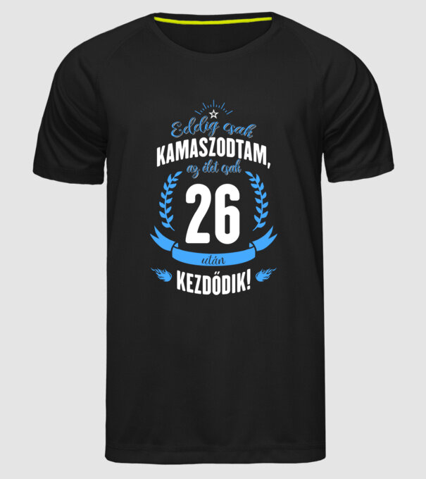  minta fekete pólón
