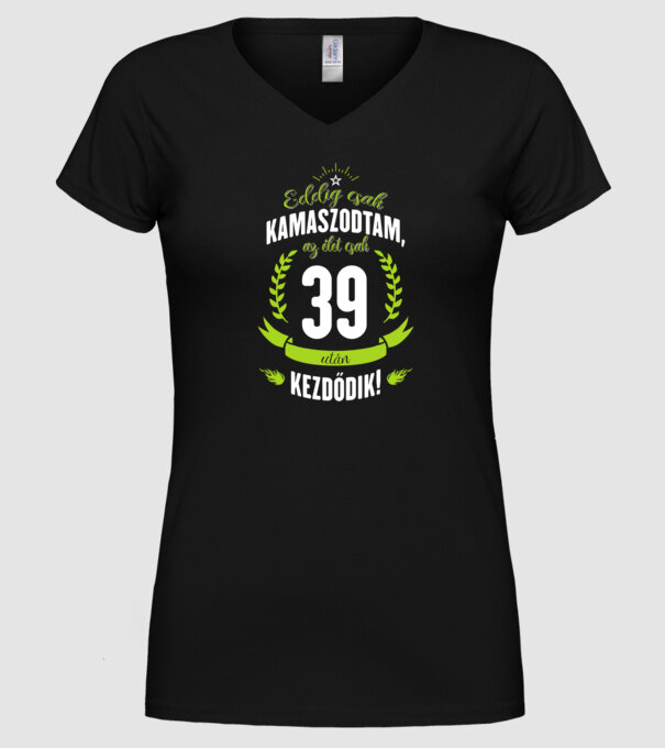  minta fekete pólón