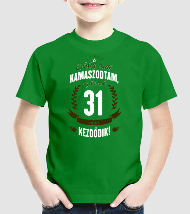  minta zöld pólón