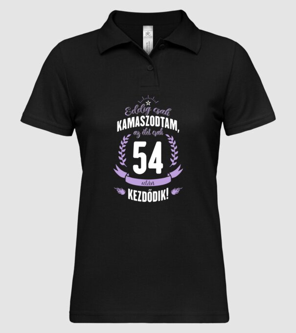  minta fekete pólón
