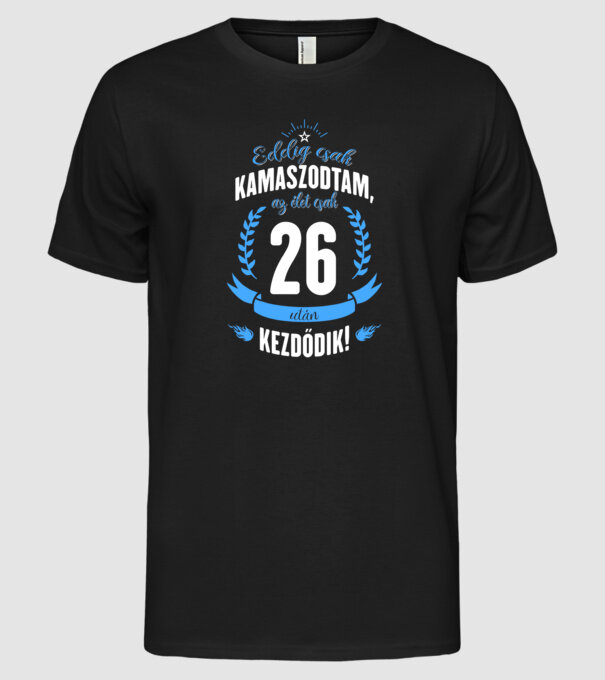  minta fekete pólón