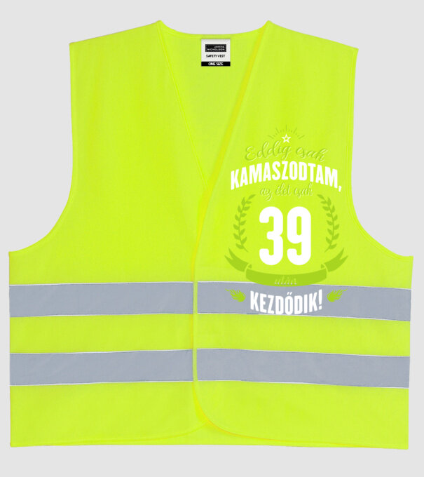  minta neonsárga pólón