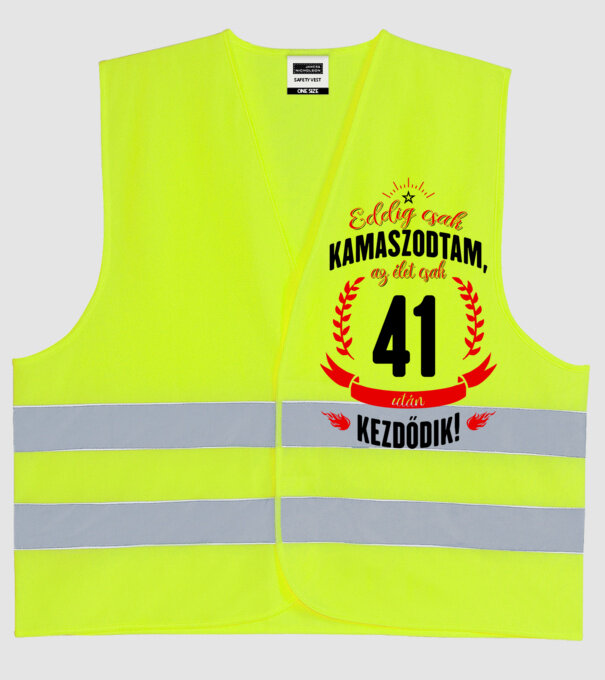  minta neonsárga pólón