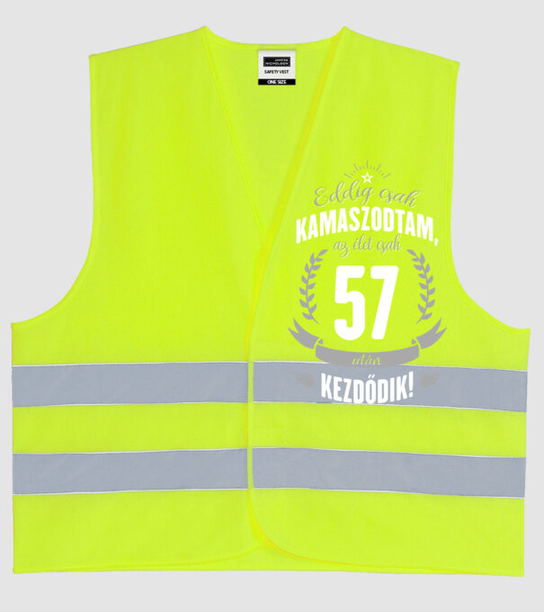  minta neonsárga pólón