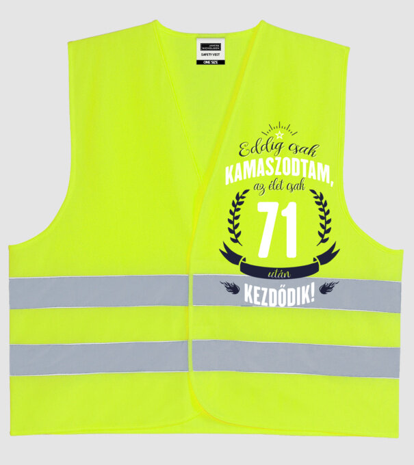  minta neonsárga pólón