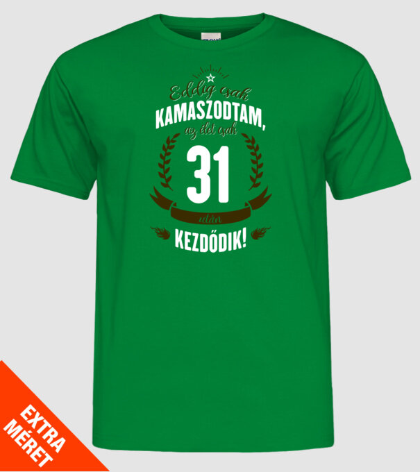  minta zöld pólón