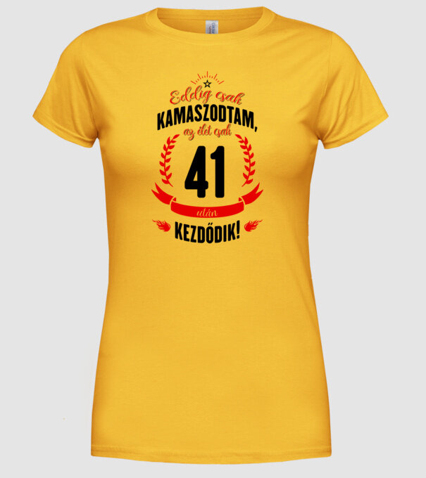  minta sárga pólón