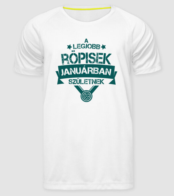  minta fehér pólón