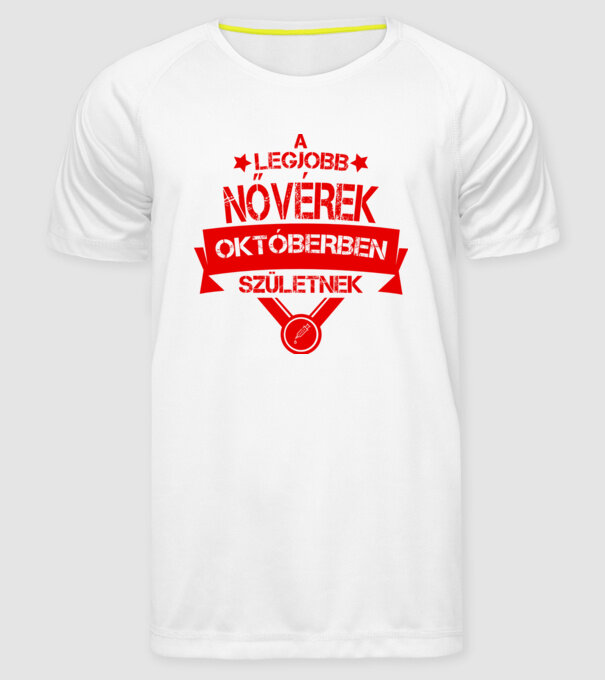  minta fehér pólón