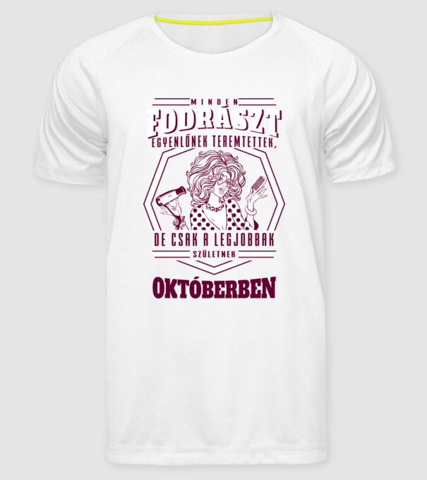  minta fehér pólón