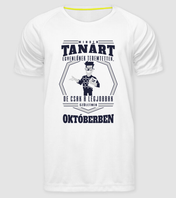 minta fehér pólón
