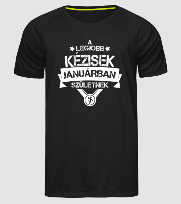  minta fekete pólón