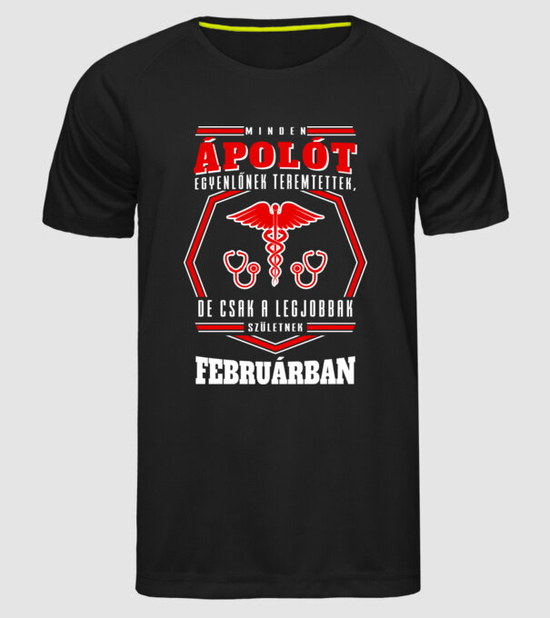  minta fekete pólón