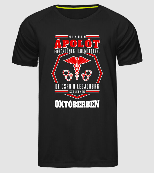  minta fekete pólón