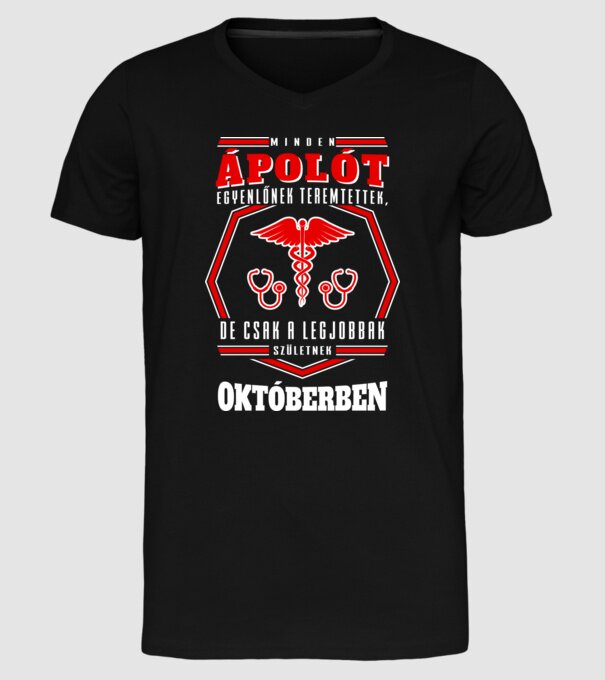  minta fekete pólón
