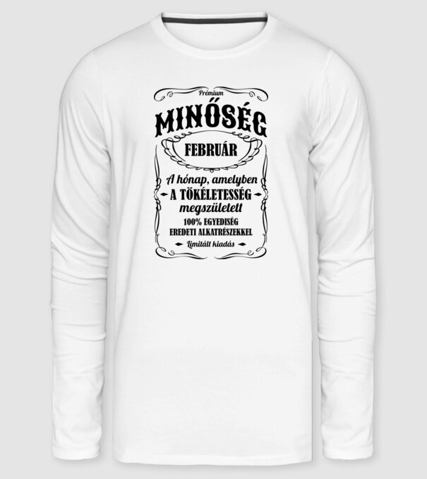  minta fehér pólón