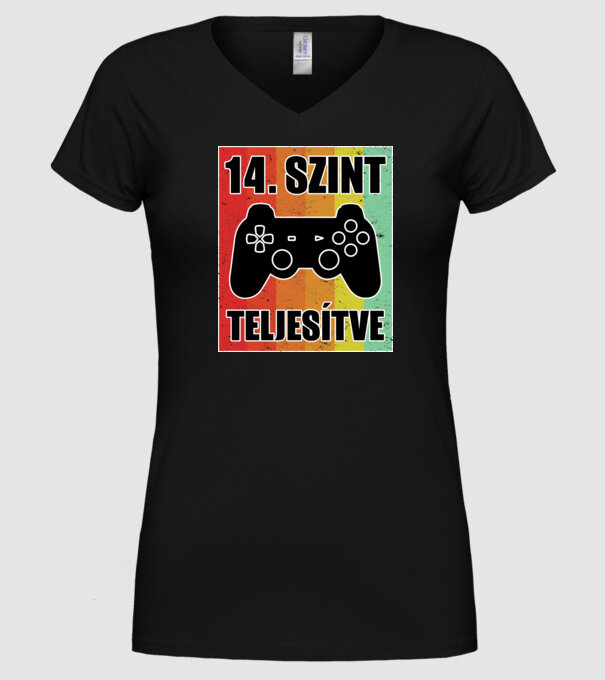  minta fekete pólón