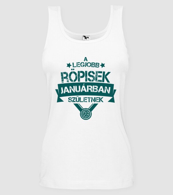  minta fehér pólón