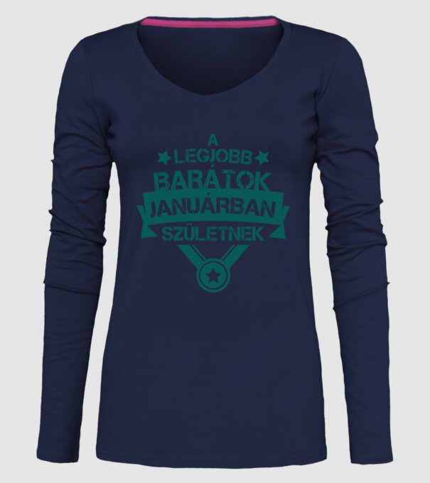  minta sötétkék pólón