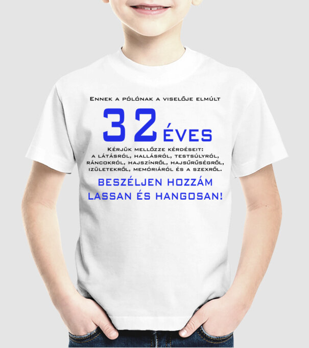  minta fehér pólón