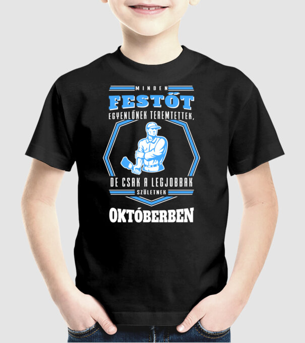  minta fekete pólón