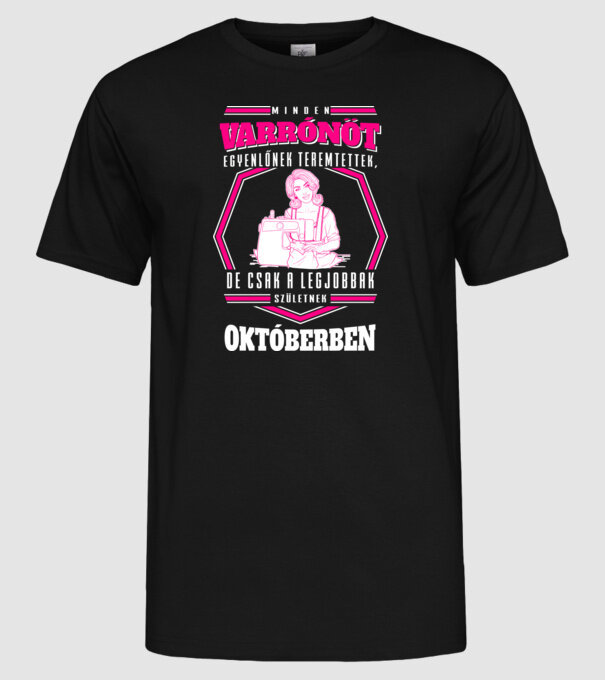  minta fekete pólón