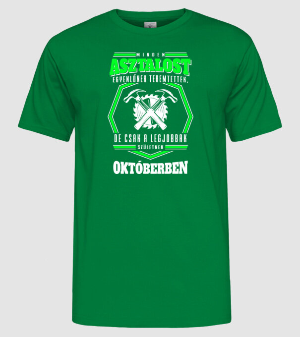  minta zöld pólón