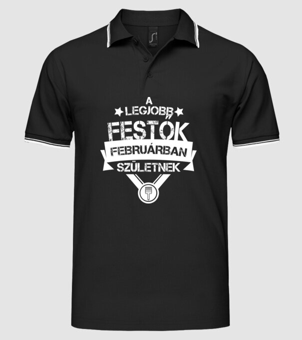  minta fekete pólón