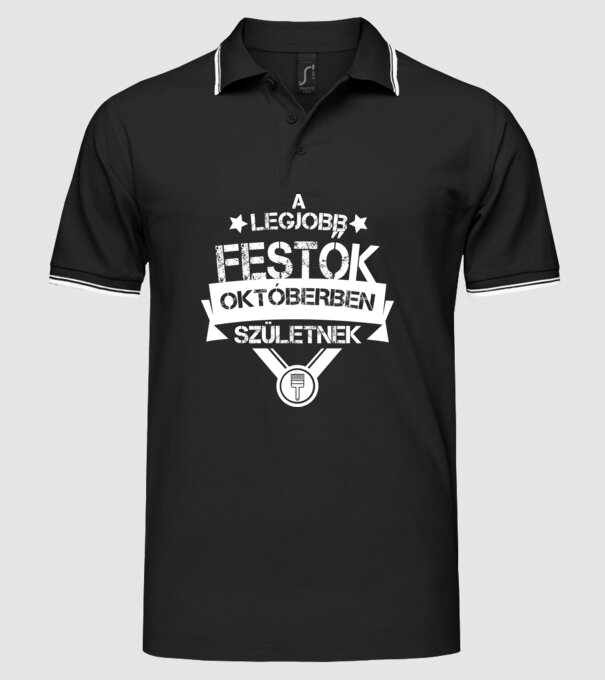  minta fekete pólón