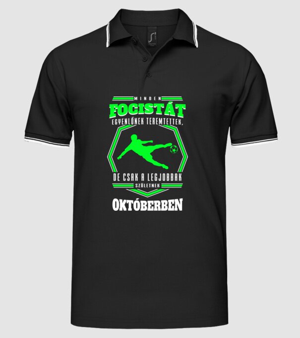  minta fekete pólón