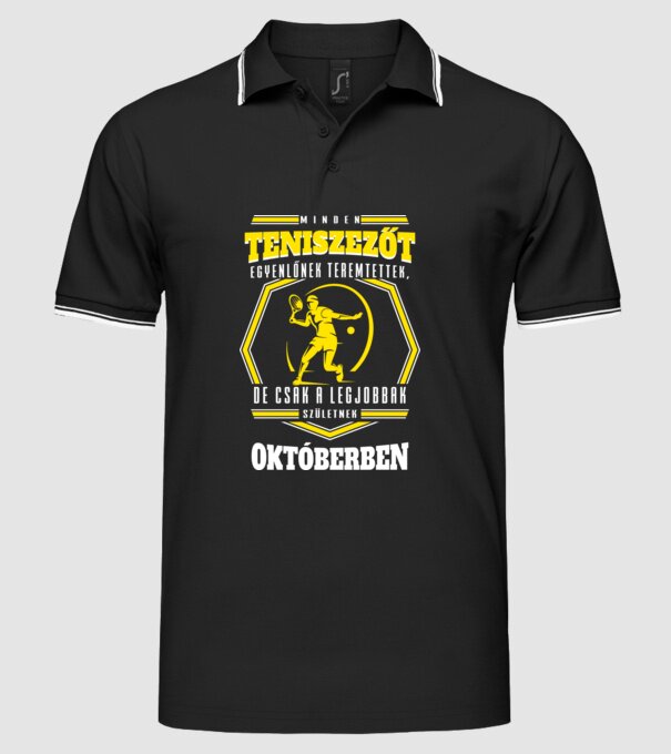  minta fekete pólón