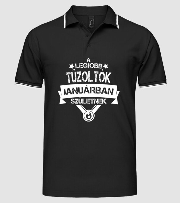  minta fekete pólón