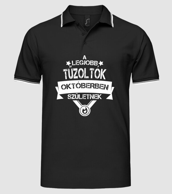  minta fekete pólón