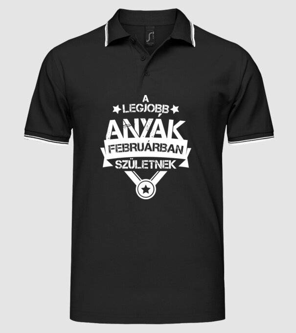  minta fekete pólón