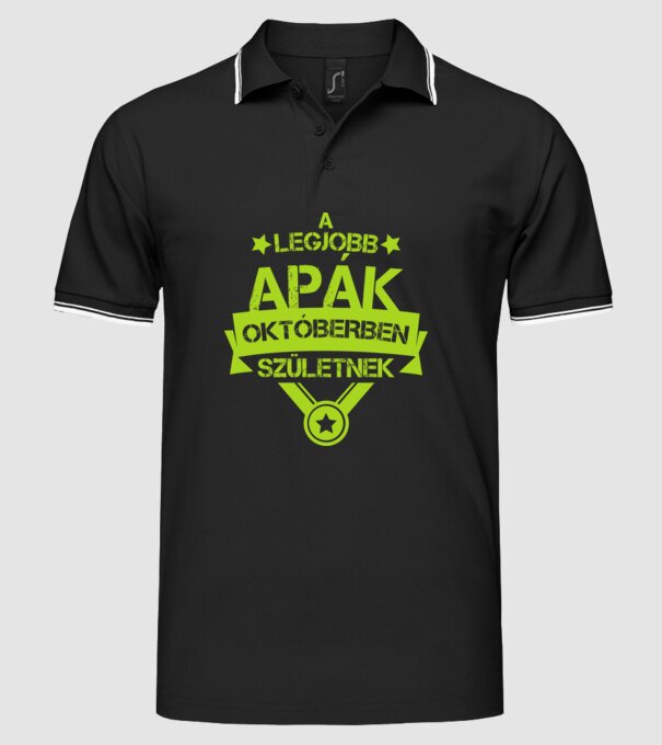  minta fekete pólón