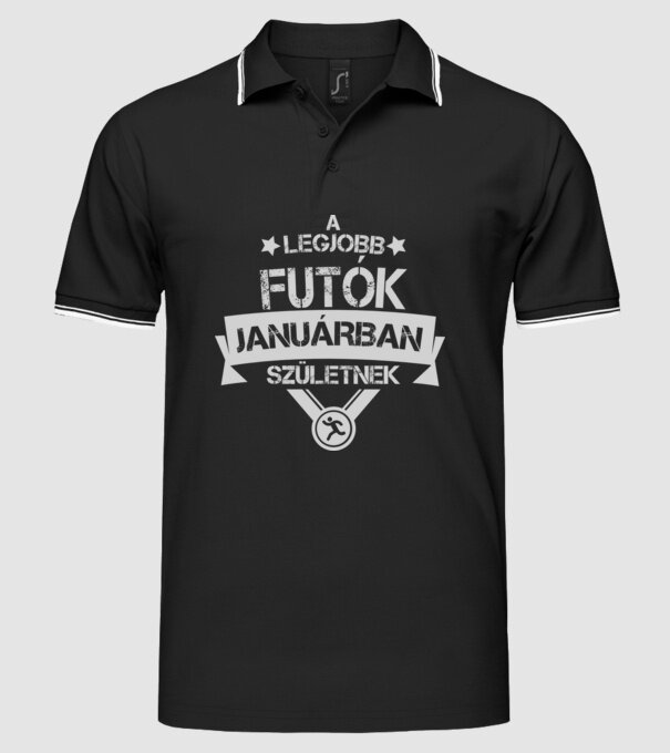  minta fekete pólón