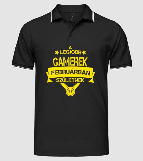  minta fekete pólón