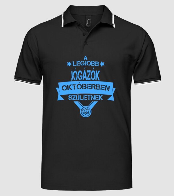  minta fekete pólón