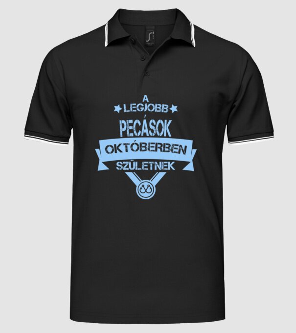  minta fekete pólón