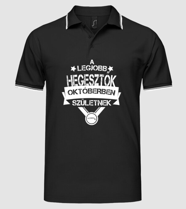  minta fekete pólón