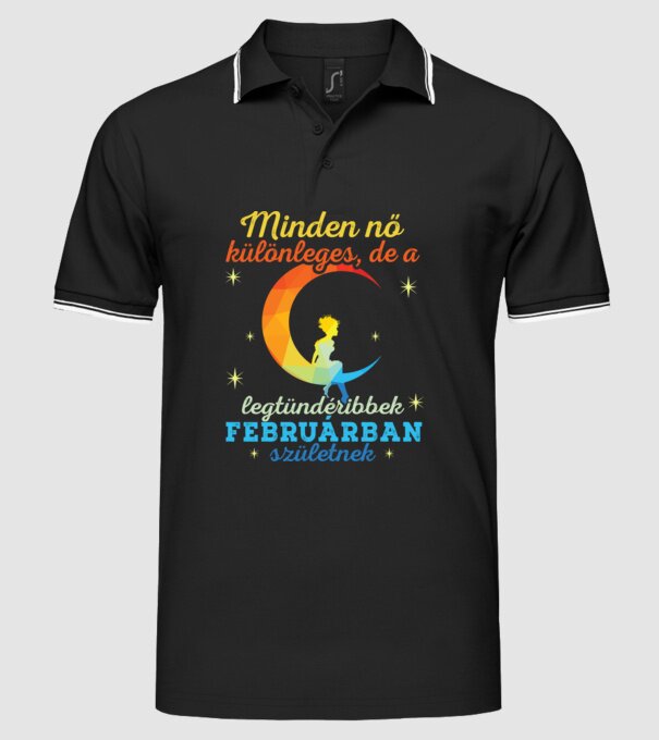  minta fekete pólón